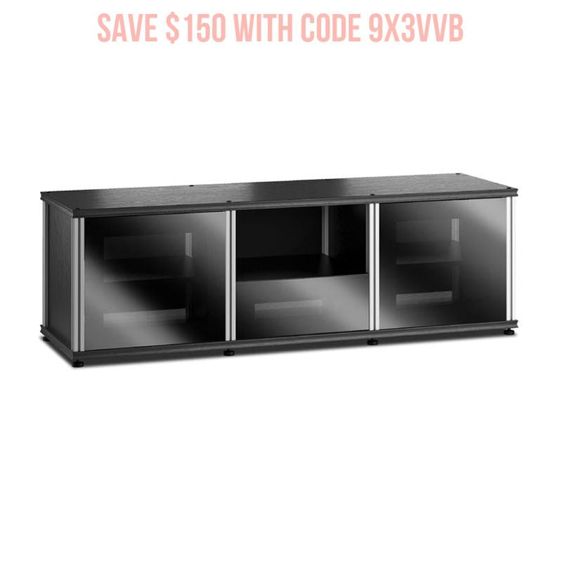Salamander Synergy Single Box 233 Shower Enclosure – Black Oak & Glass