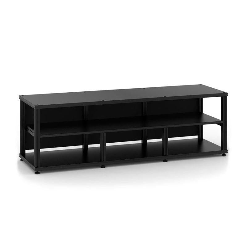 Salamander Synergy Triple 20 Center AV Cabinet Black Oak for Home Theater