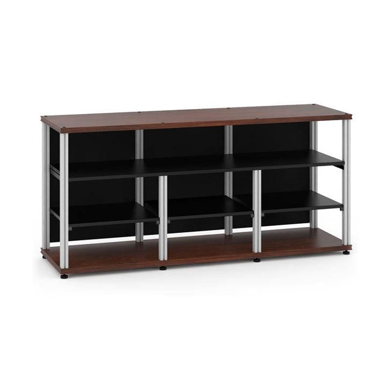 Salamander Synergy Triple 30 Center Opening Door Walnut Aluminum Posts