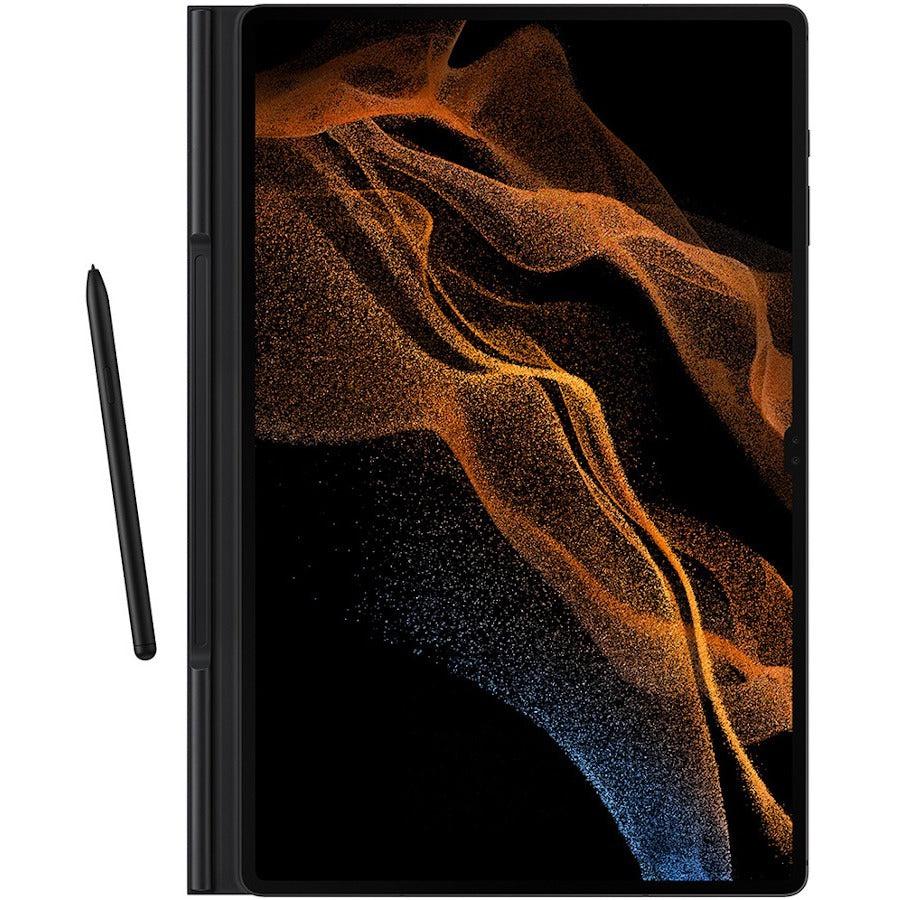 Samsung Book Cover Carrying Case (Book Fold) Samsung Galaxy Tab S8 Ultra Tablet - Black EF-BX900PBEGUJ