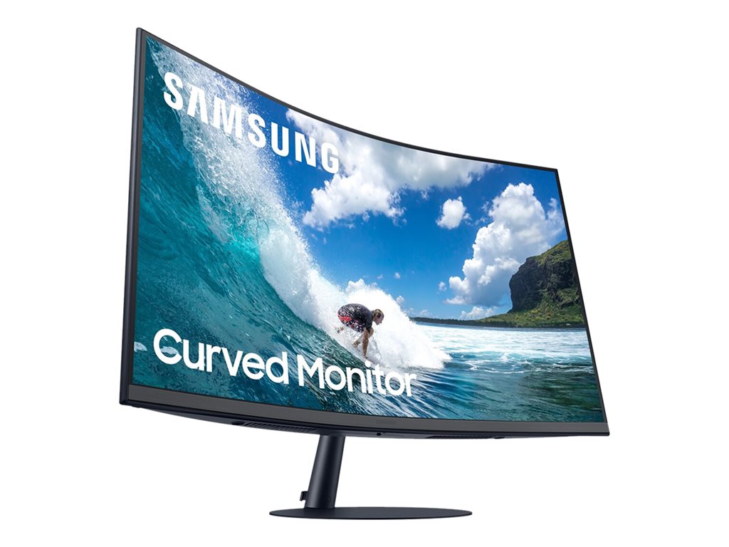 Samsung C32T550FDN - T55 Series - LED monitor - curved - 32 - 1920 x 1080 Full HD (1080p) @ 75 Hz - VA - 250 cd/m� -
