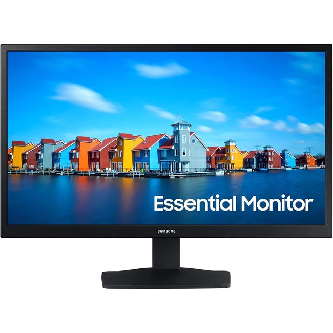 Samsung Essential S24A338NHN 24 Class Full HD LCD Monitor - 16:9 - Black" LS24A338NHNXZA