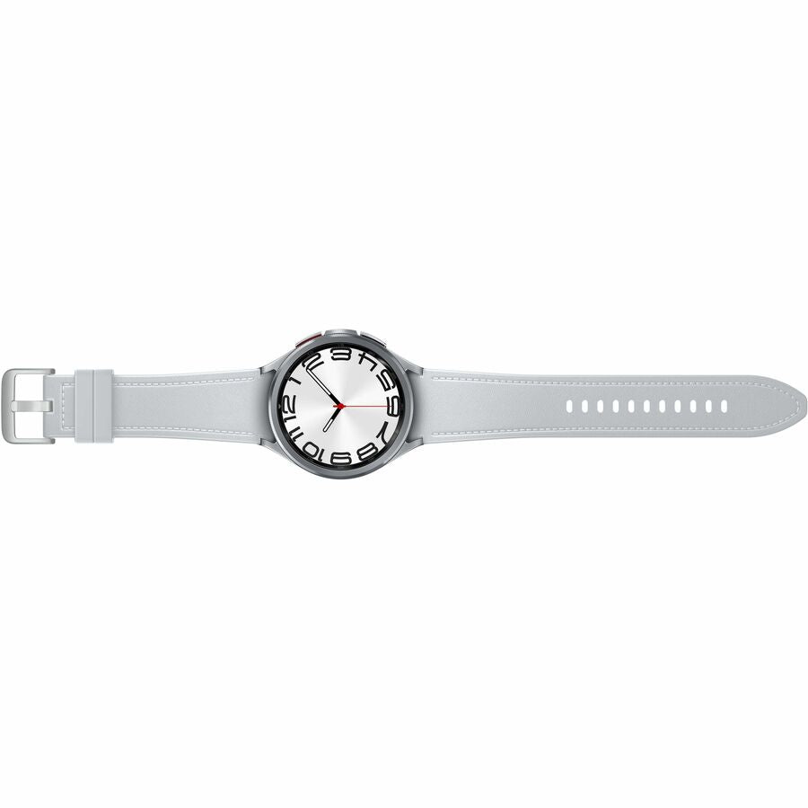 Samsung Galaxy Watch6 Classic Smart Watch - 47 mm - Bluetooth - Silver - Wireless LAN