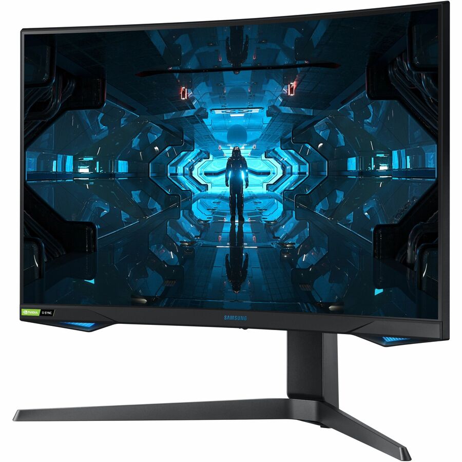 Samsung Odyssey G7 C27G75TQSN 27" Class WQHD Curved Screen LED Monitor - 16:9 - Black -