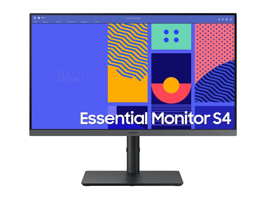 Samsung S24C432GAN - S43GC Series - LED monitor - 24 - 1920 x 1080 Full HD (1080p) @ 100 Hz - IPS - 250 cd/m� - 1000:1 - 4