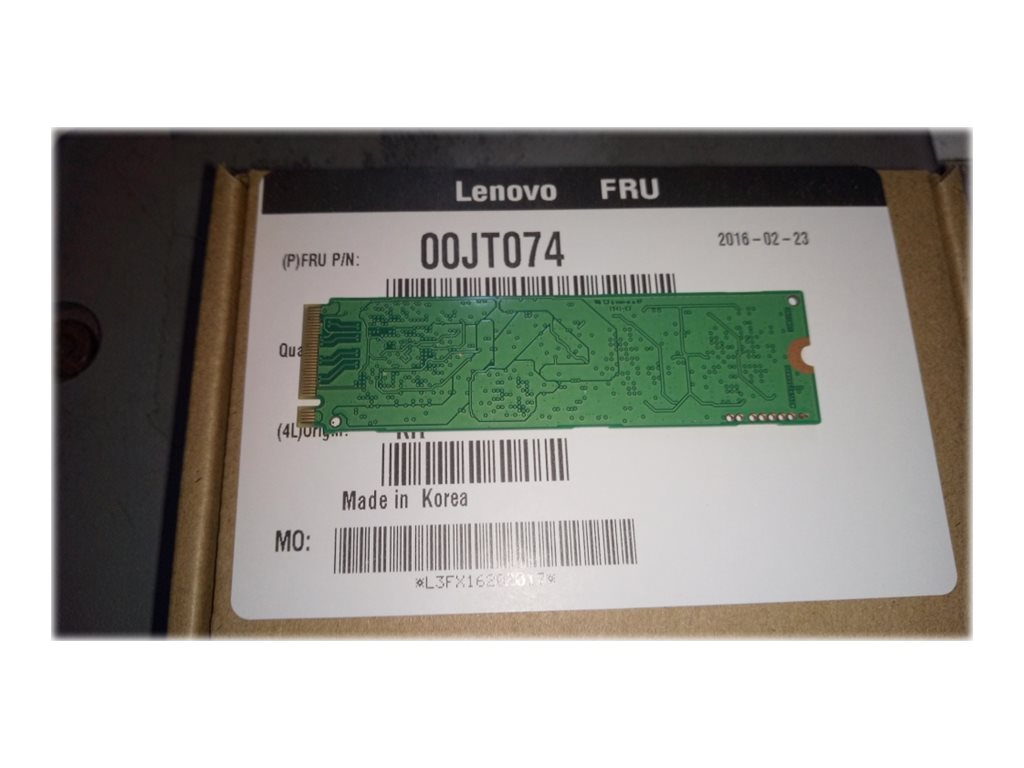 Samsung - SSD - 512 GB - internal - M.2 2280 - PCIe 3.0 x4 (NVMe) - FRU - for ThinkPad T460; X1 Tablet (1st Gen);