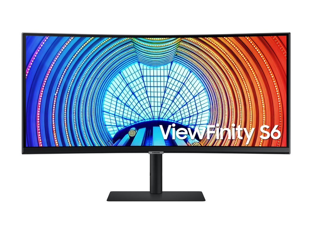 Samsung ViewFinity S6 S34C654VAN - S65VC Series - LED monitor - curved - 34 - 3440 x 1440 UWQHD @ 100 Hz - VA - 350 cd/m� -