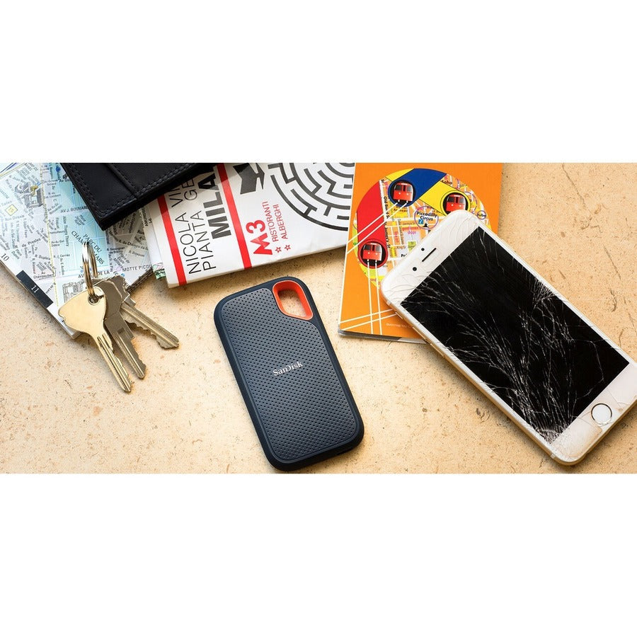 SanDisk Extreme SDSSDE61-500G-G25 500 GB Portable Solid State Drive - External