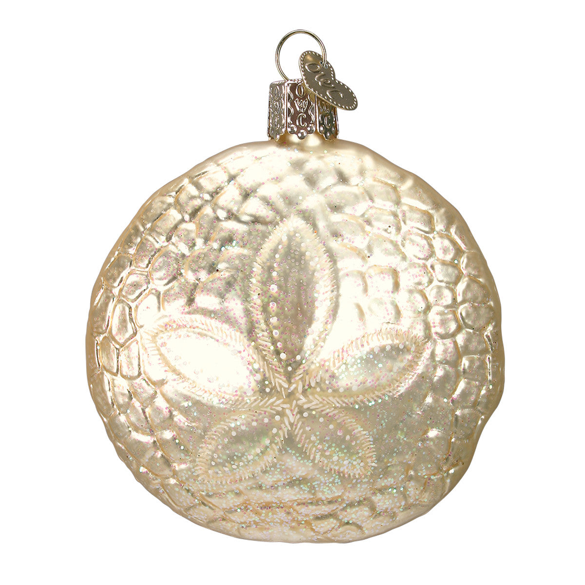 Sand Dollar Glass Ornament