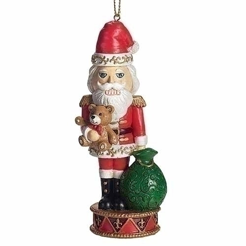 Santa Nutcracker Ornament