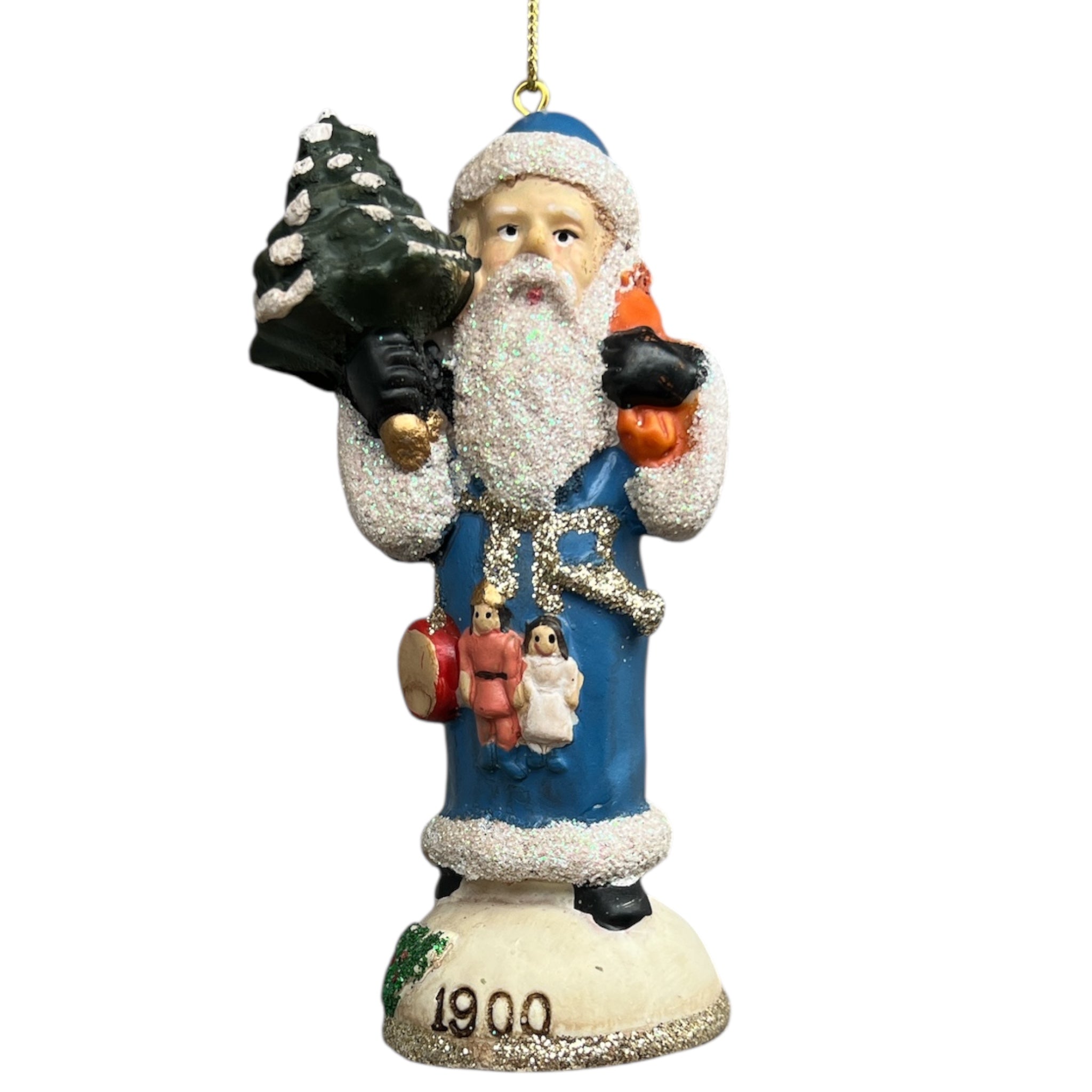 Santa Thru The Ages Ornament - 1900
