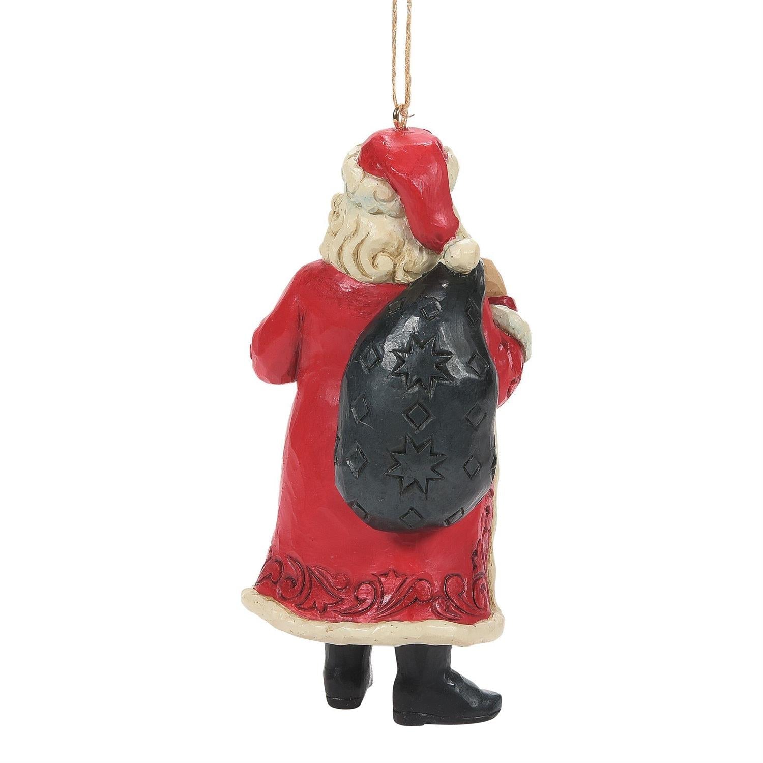 Santa with FAO Toy Bag Ornament