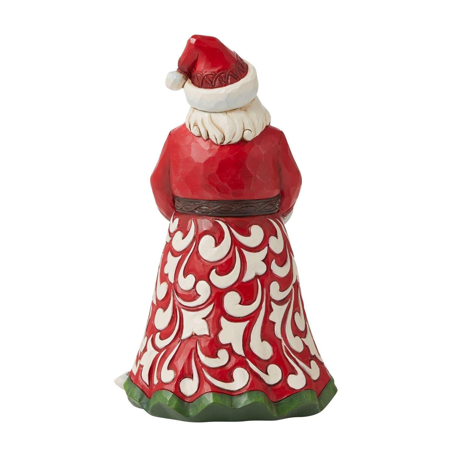 Santa with Woodland Animals Figurine