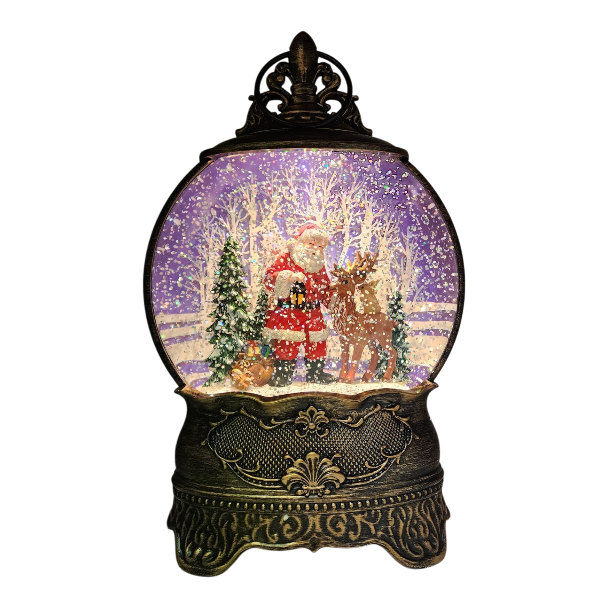 Santa's Enchanted Snow Globe