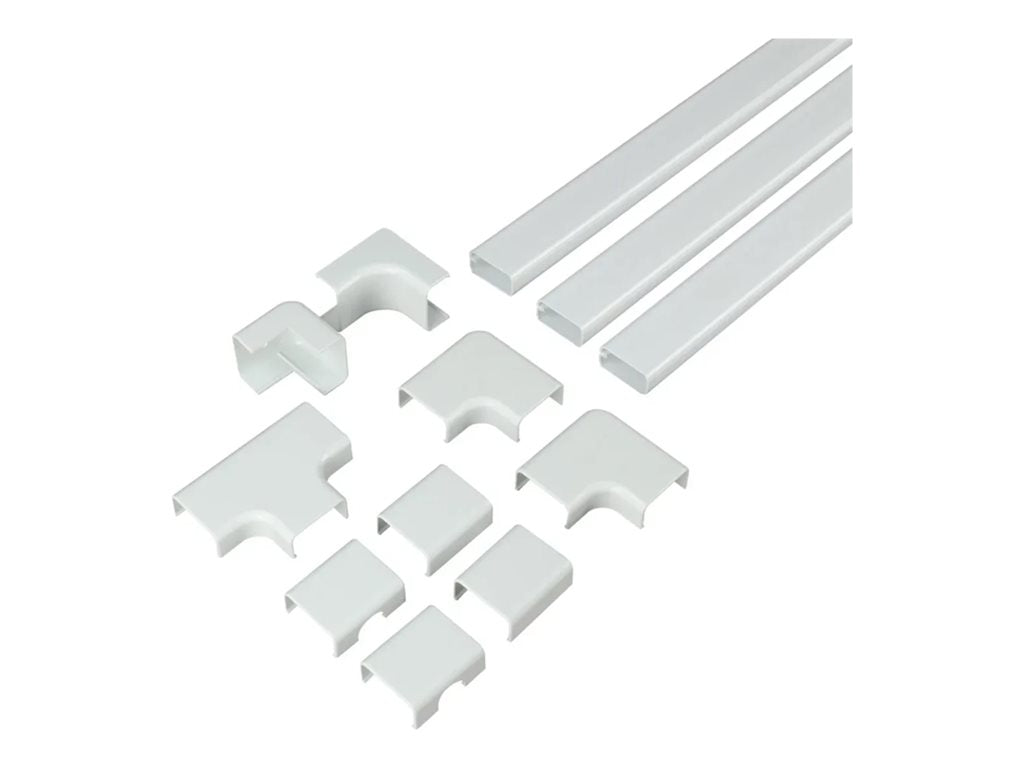 Sanus - Cable raceway - 10-piece, 45 x 1.5" CCS3KWH