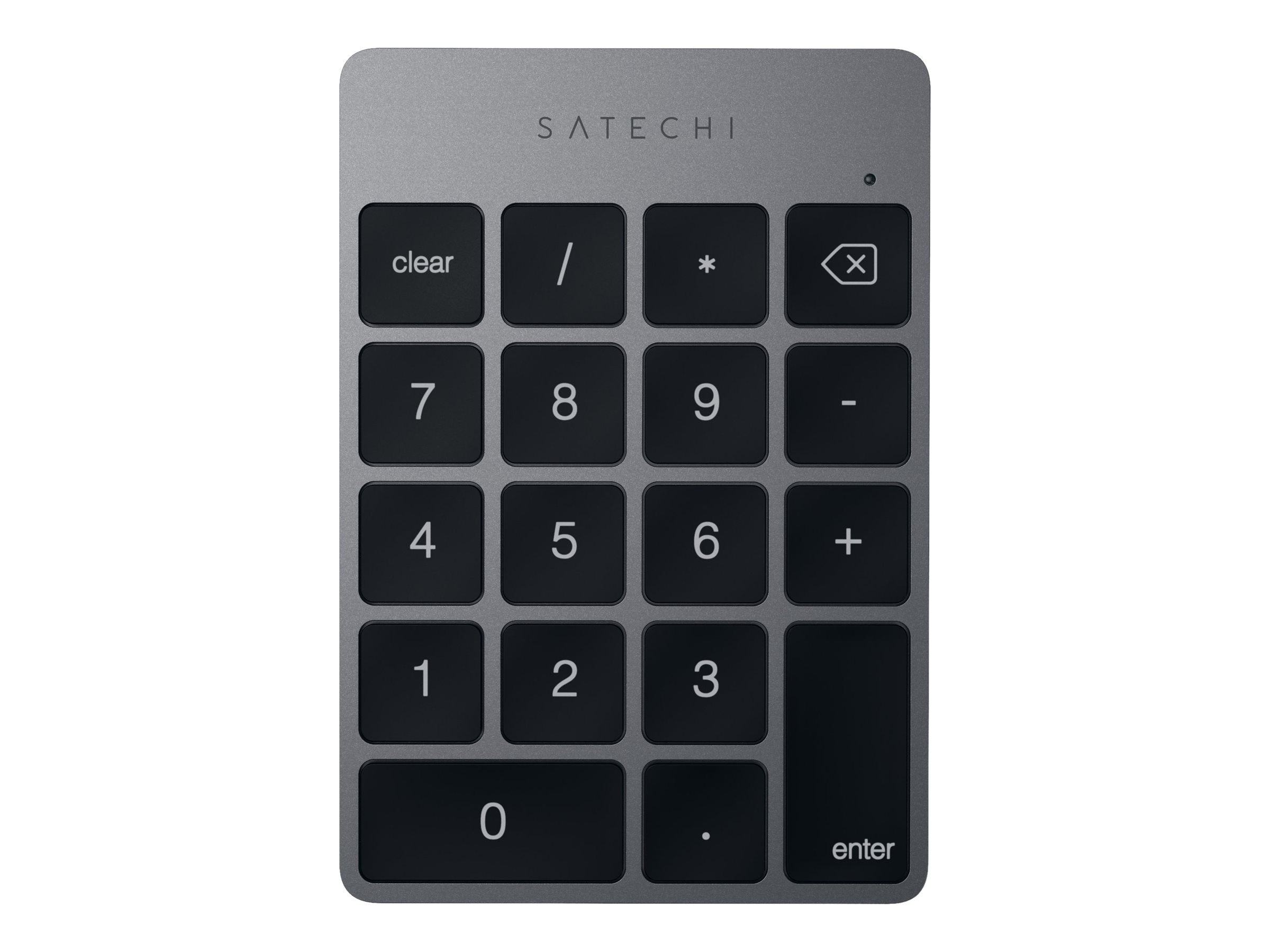 Satechi Aluminum Slim - Keypad - wireless - Bluetooth - space gray ST-SALKPM