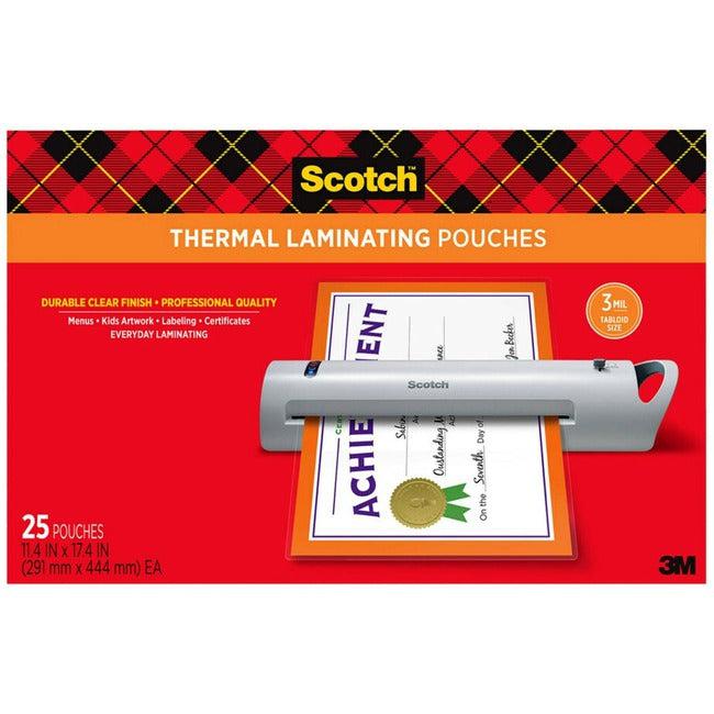 Scotch Thermal Laminator Pouches TP385625