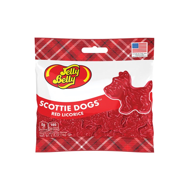 Scottie Dogs Red Licorice 2.75 oz Grab & Go Bag
