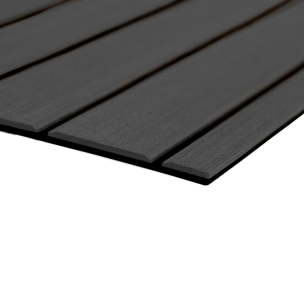 SeaDek 40" x 80" 6mm Teak Full Sheet - Brushed Texture - Dark Grey/Black (1016mm x 2032mm