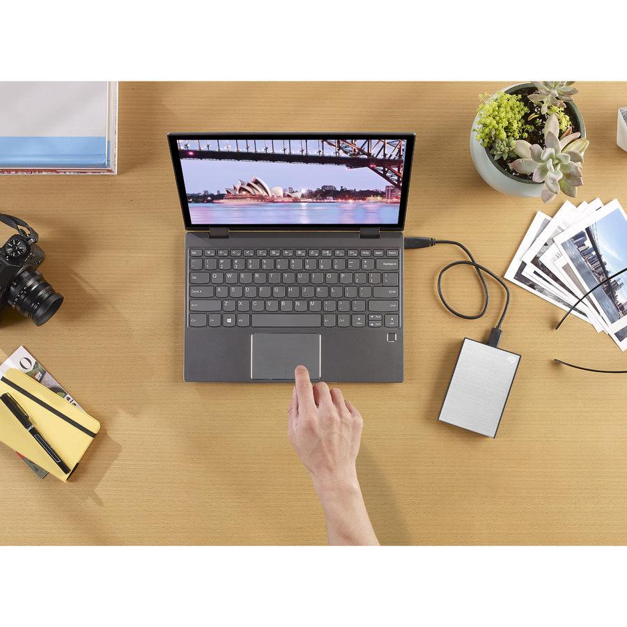 Seagate 5Tb Backup Plus Portable External Hard Drive Usb 3.0 Sthp5000401 Silver + 1Yr Mylio Create + 2Mo Adobe Cc Photography