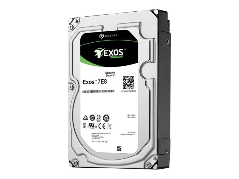 Seagate Exos 7E8 ST2000NM0135 - Hard drive - 2 TB - internal - 3.5 - SAS 12Gb/s - 7200 rpm - buffer: 128 MB"