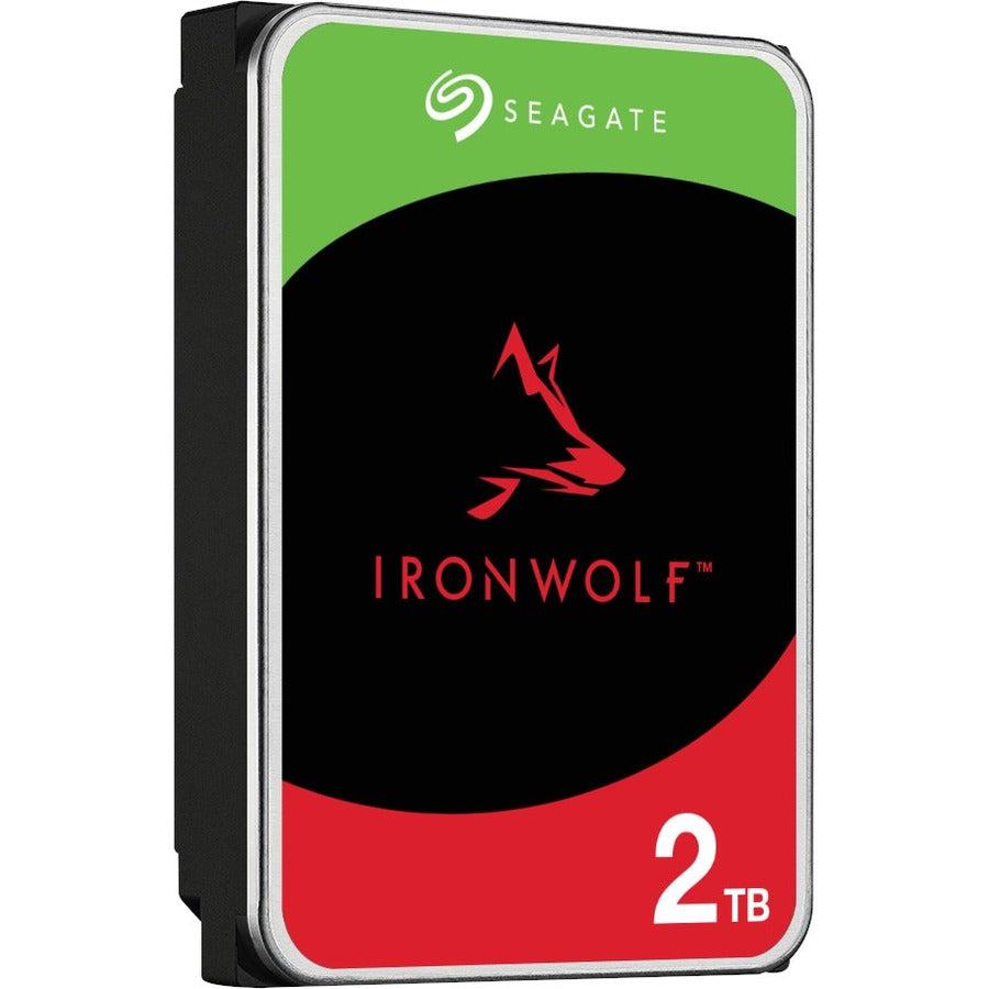 Seagate IronWolf ST2000VN003 2 TB Hard Drive - 3.5" Internal - SATA (SATA/600) - Conventional Magnetic Recording (CMR) Method