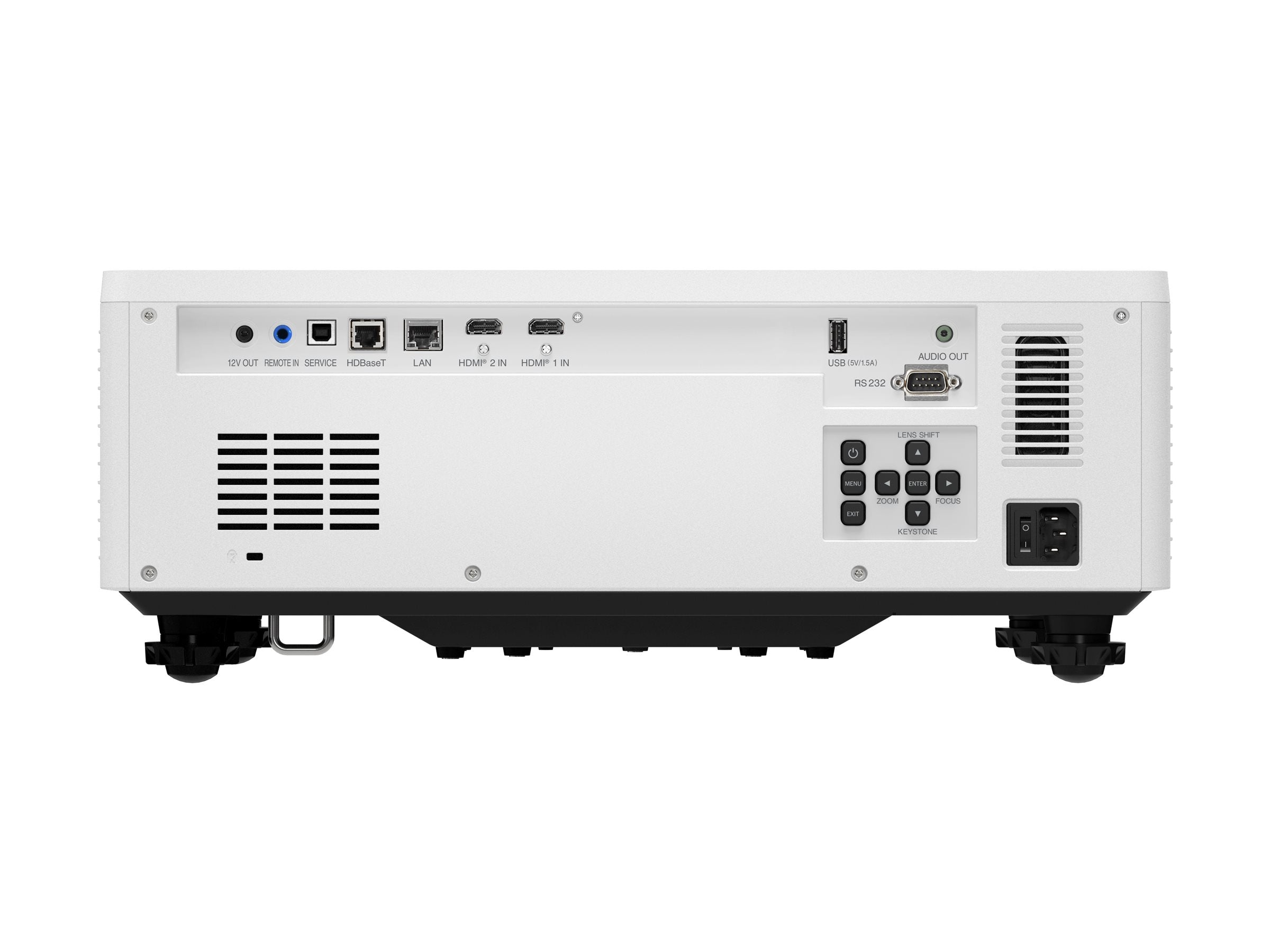 Sharp XP-P721Q-W - DLP projector - 7200 lumens - 3840 x 2160 - 16:9 - 4K - LAN