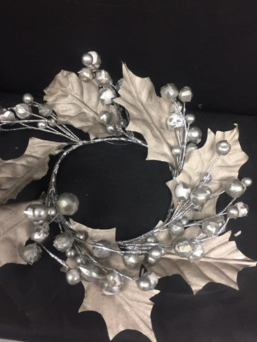 Silver Berry Candle Ring