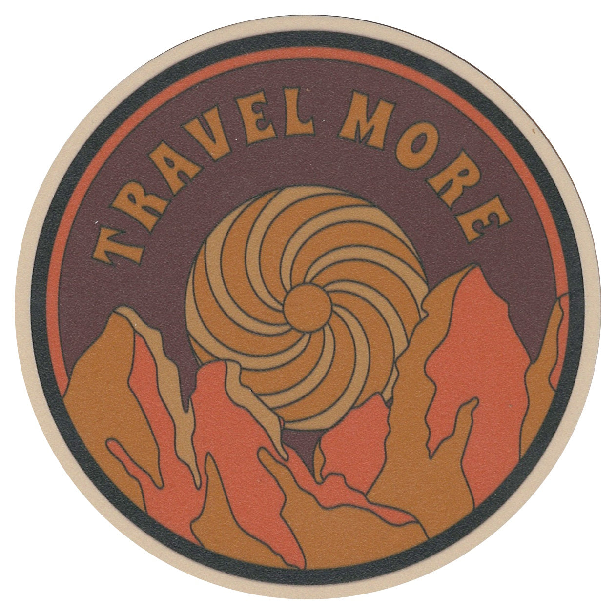 Sip Sip Hooray Coaster - Travel More Groovy Sun