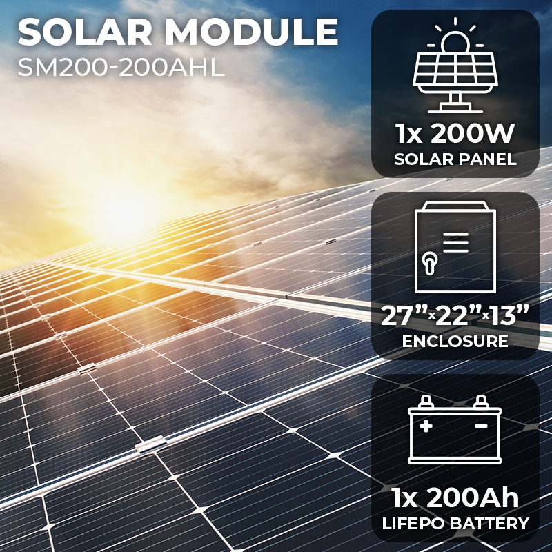 Sm200-200Ahl- 200Ah Solar Power Module Sm200-200Ahl