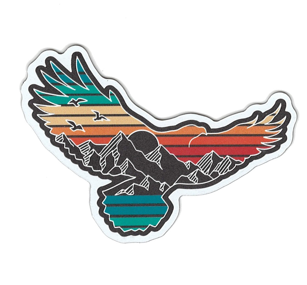 Small Flex Magnet - Eagle Sunset