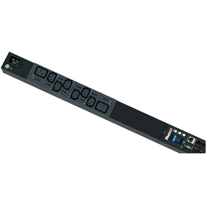 SmartZone G5 Intelligent Vertical PDU - Monitored Switched Power Distribution with C13/C19 Outlets | Panduit P16E24M-BU5C