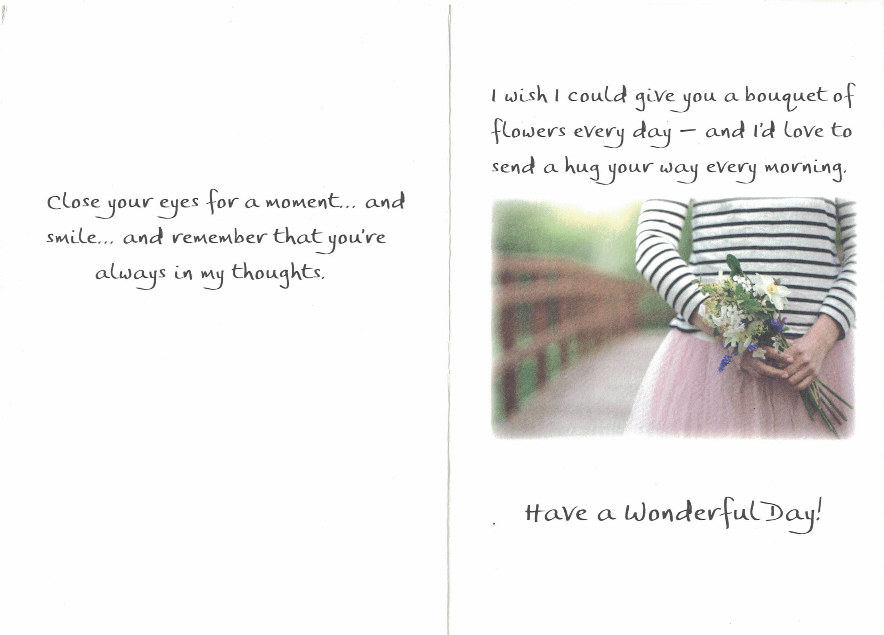 Smiles And Hugs To You Greeting Card