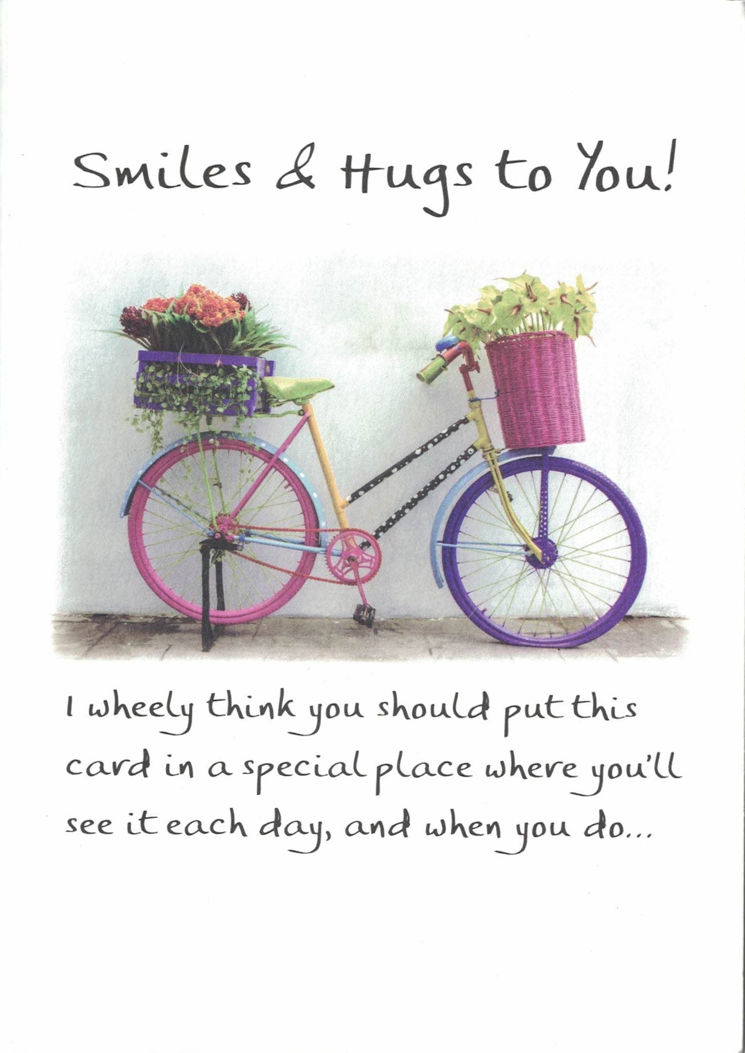Smiles And Hugs To You Greeting Card