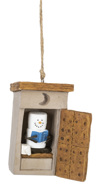 S'more Outhouse Ornament