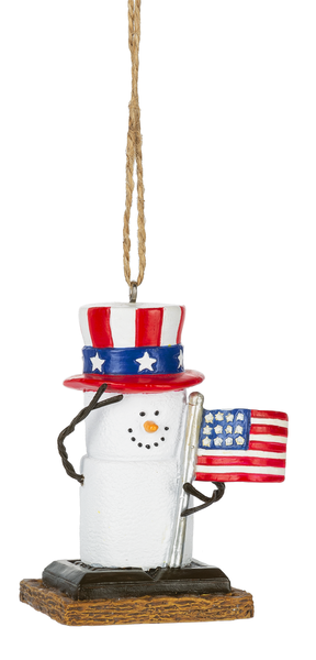 S'mores Patriotic Ornament