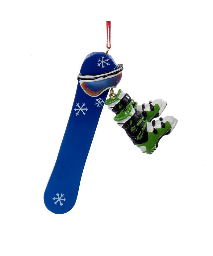 Snowboarder Equipment Ornament
