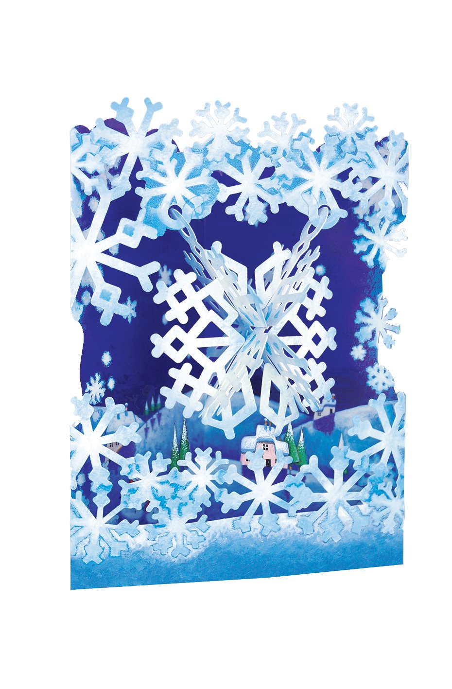 Snowflake - Swing Card