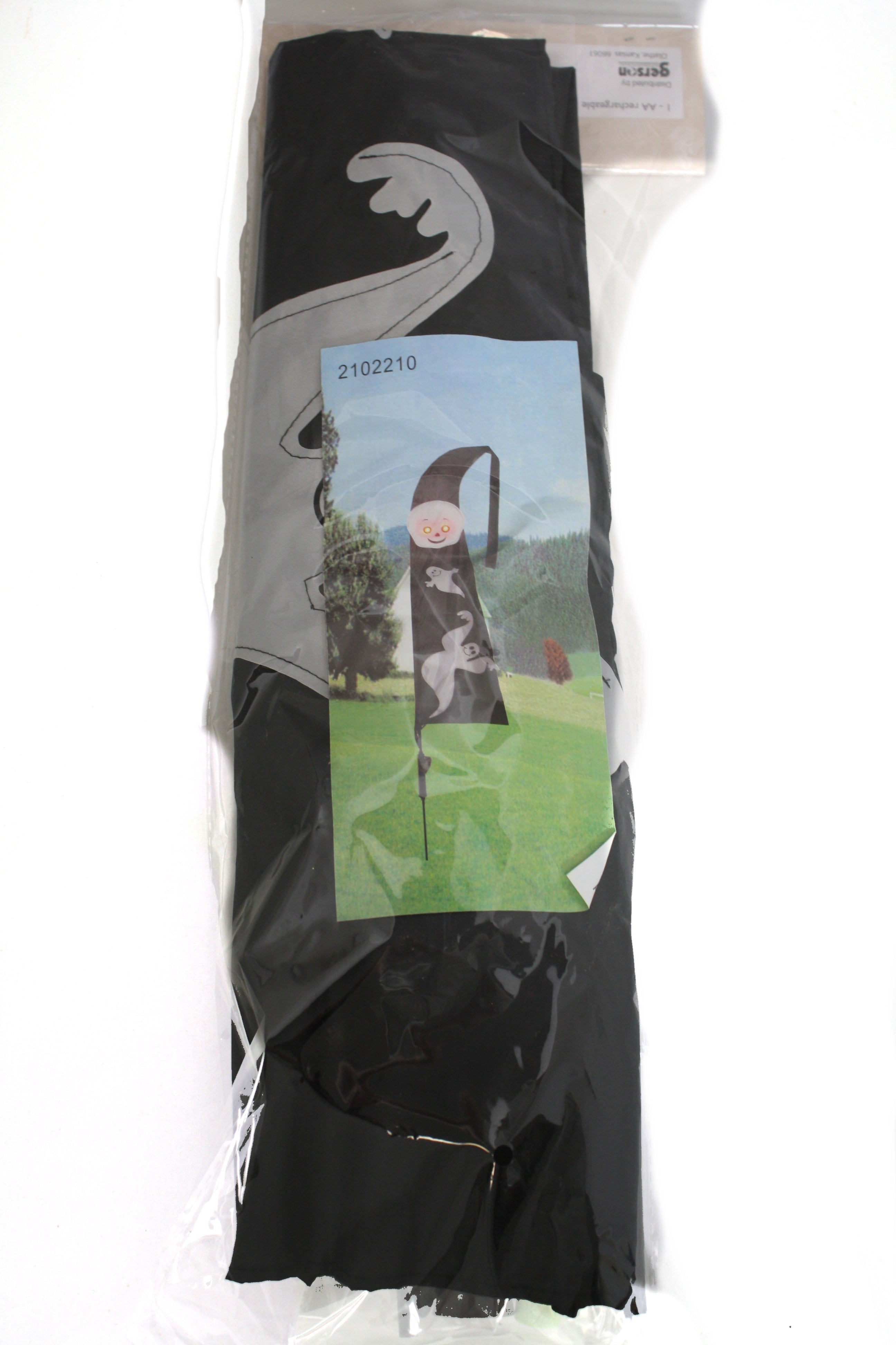 Solar 61 Inch Halloween Flag - Ghost