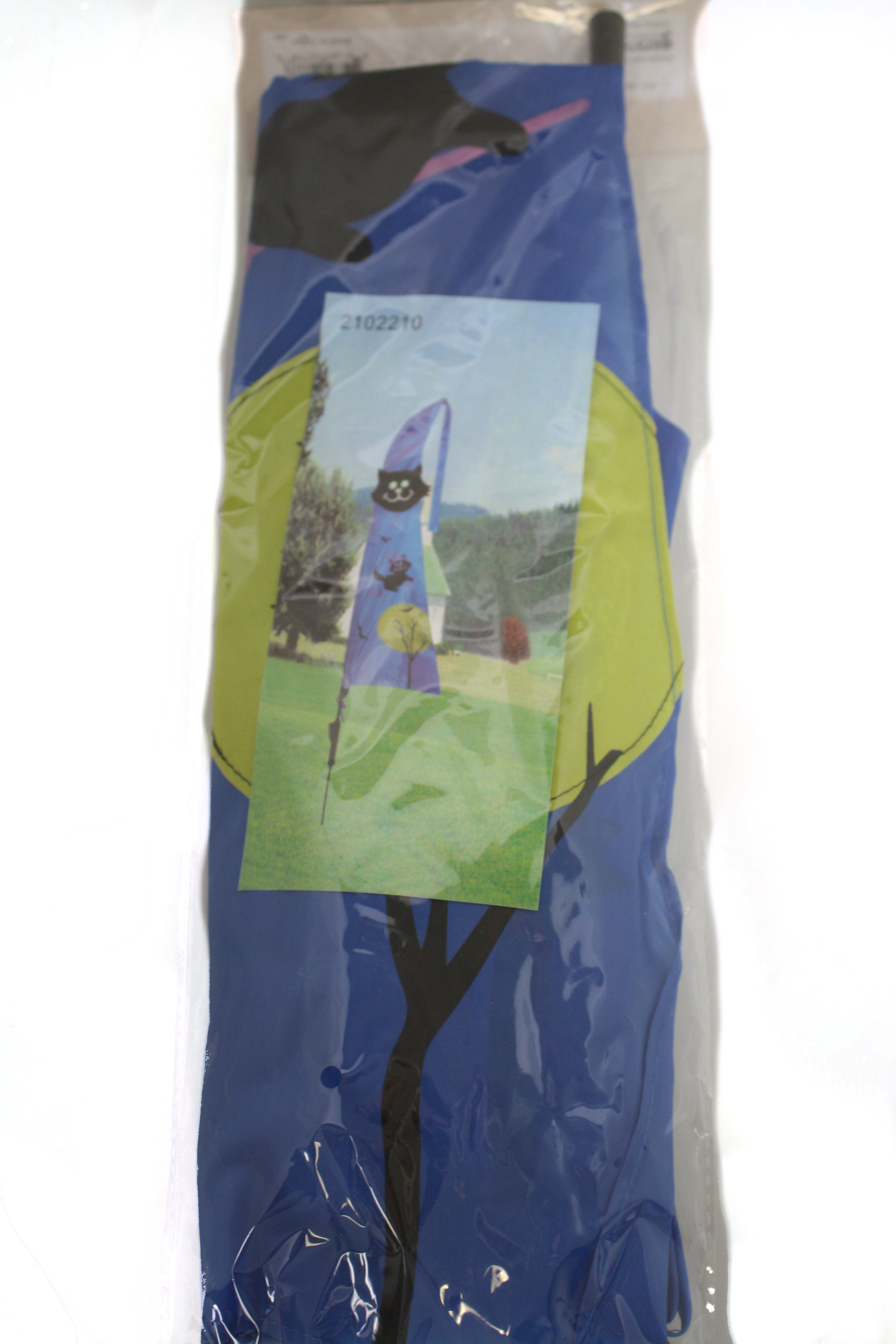 Solar 61 Inch Halloween Flag - Witch