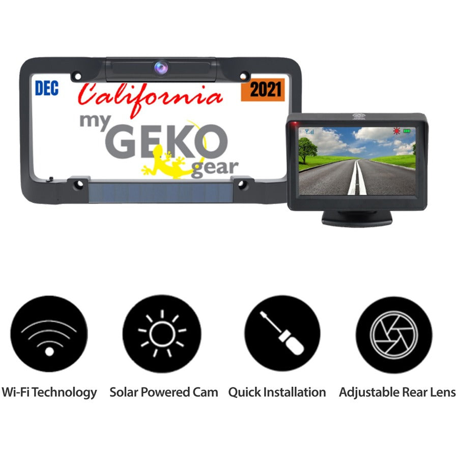 Solarst Wireless Backup Cam,W/4.3 Display 50M Max Range