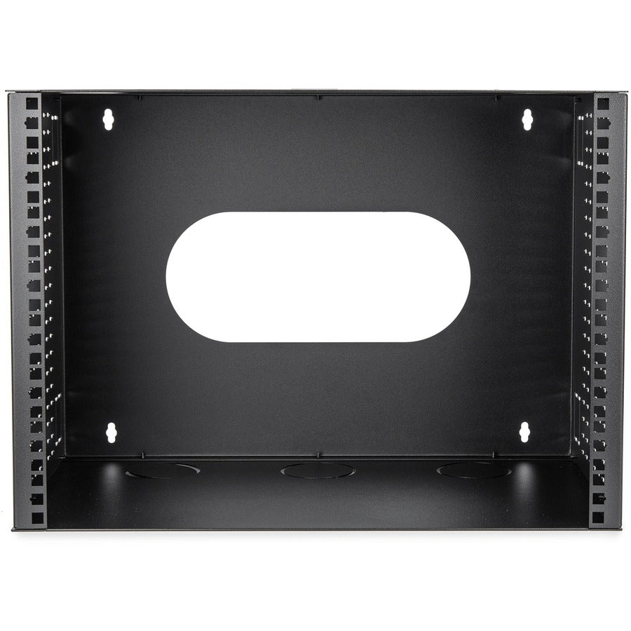 SolidRack 8U Wall Mount Network Rack - Low Profile wallmount Bracket - 11 inch Deep -