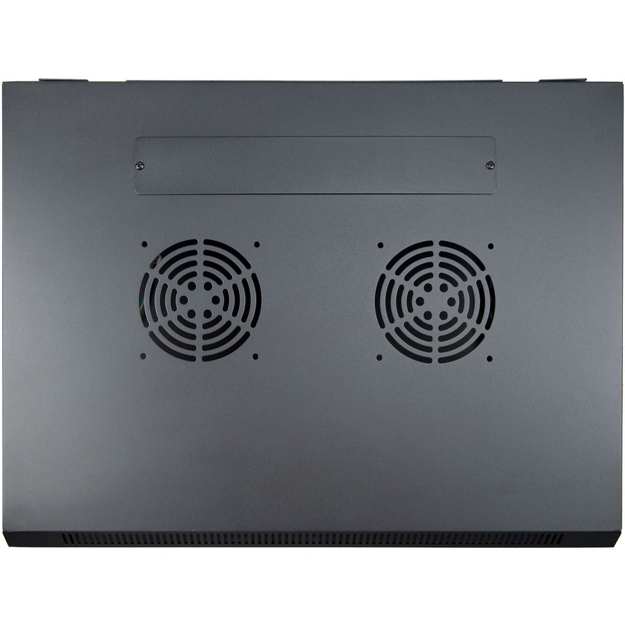 Solidrack 6U Wall Mount Rack,Vented Enclosure - Assembled -Black