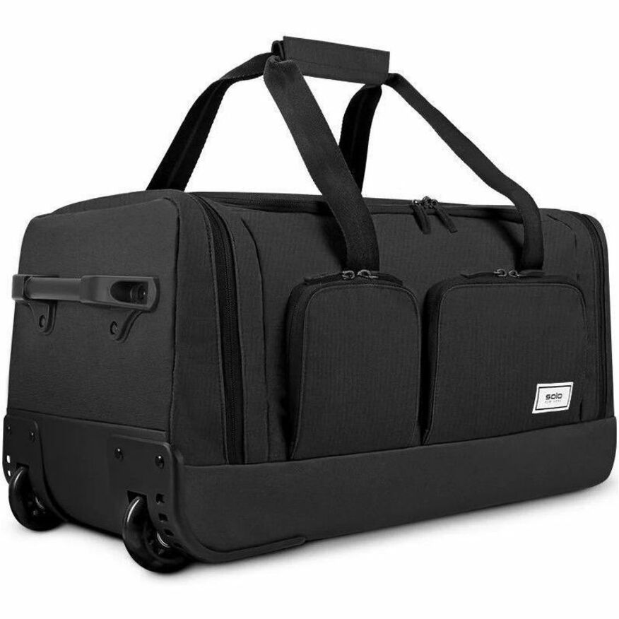 Solo Leroy Travel/Luggage Case (Rolling Duffel) Travel - Recycled Black UBN980-4