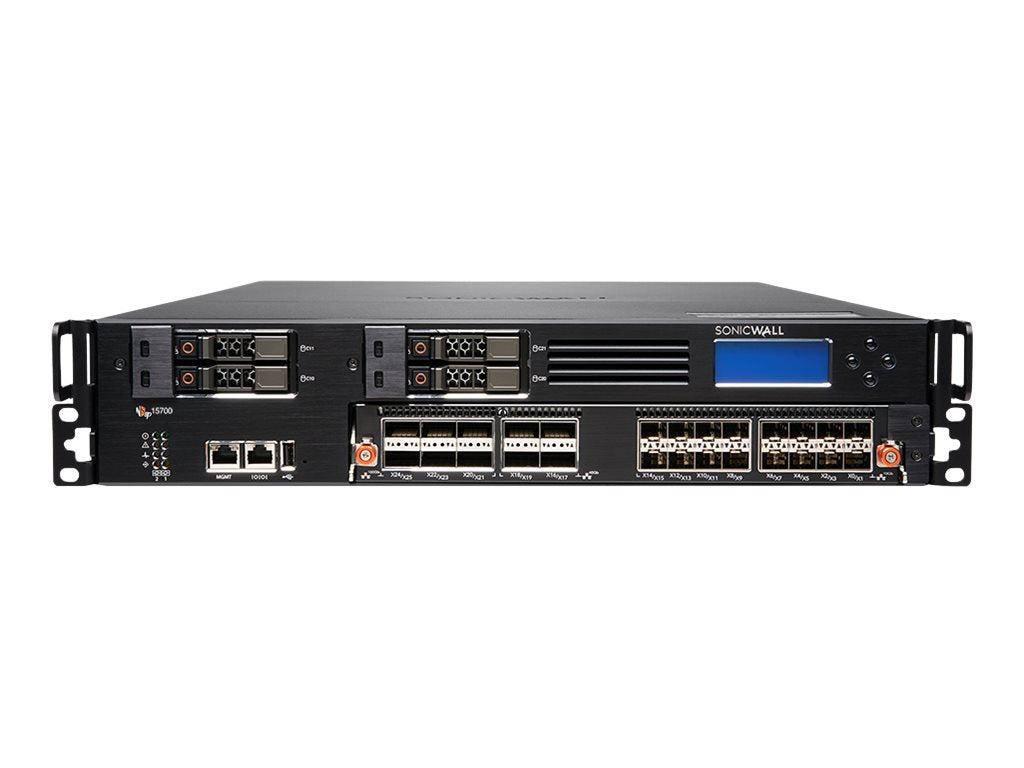 SonicWall Gen 7 NSsp Series 15700 - Security appliance - with 3 years Essential Protection Service Suite - 40GbE, 100GbE