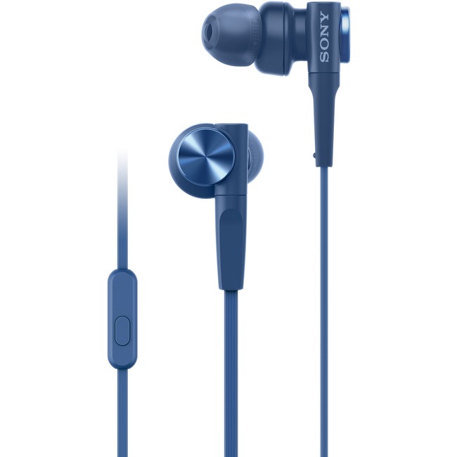 Sony Mdr-Xb55Ap Extra Bass In-Ear Headphones With Microphone