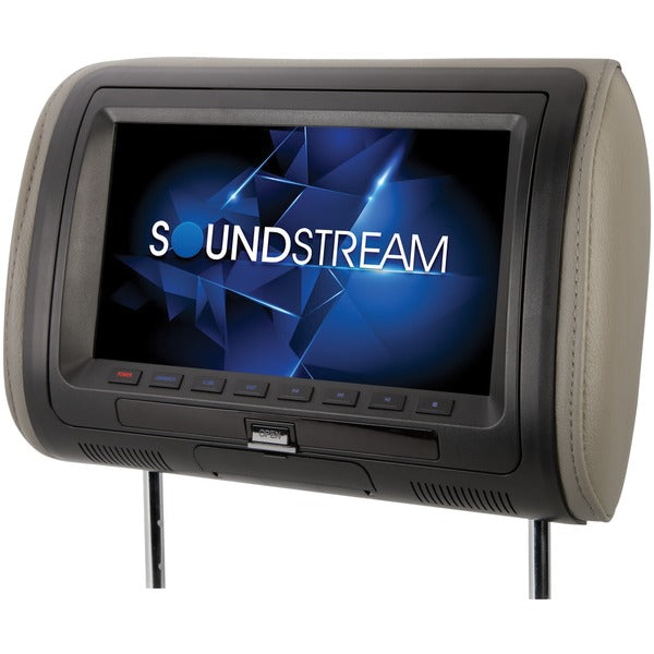 Soundstream VHD-90CC 9" Universal Headrest Monitor with DVD Player, IR & FM