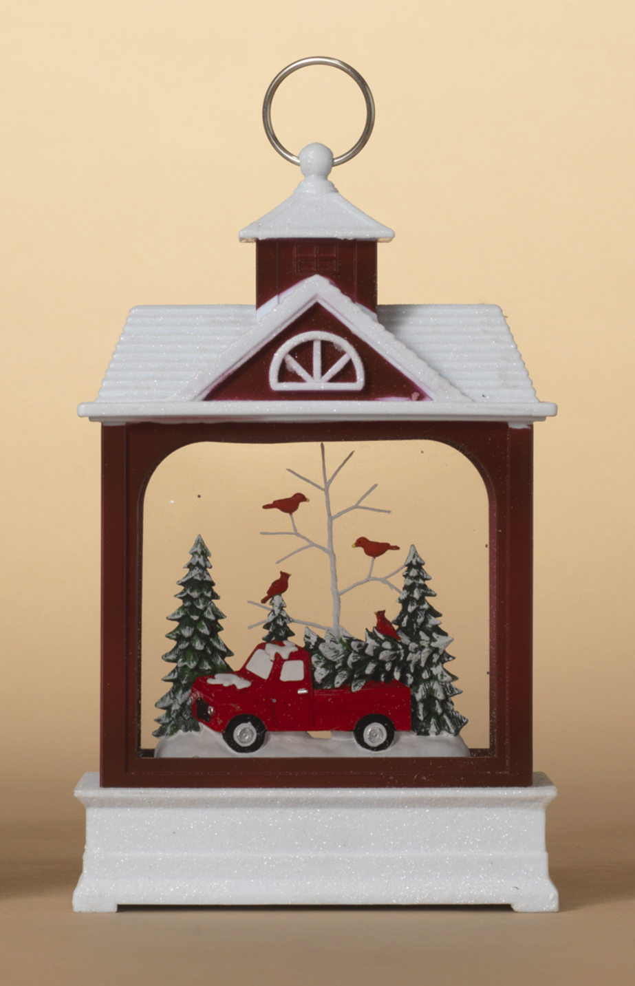 Spinning Barn Waterglobe - Pickup Truck