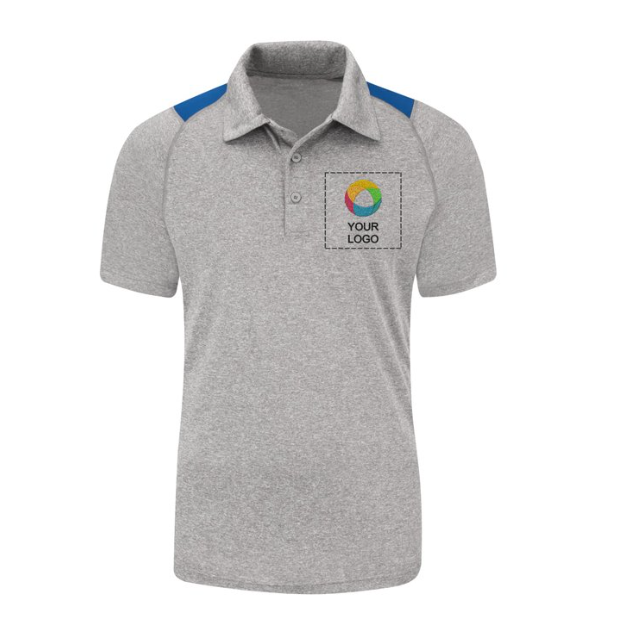 Sport-Tek® Heather Colorblock Contender™ Polo