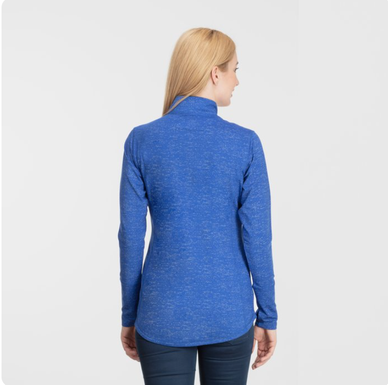 Sport-Tek® Ladies Sport-Wick® Stretch Reflective Heather 1/2-Zip Pullover – Performance Stretch, Reflective Style for Active Lifestyles